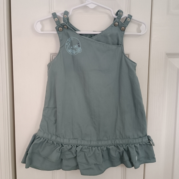 Kids Casual Dress in Green - Picture 1 of 6